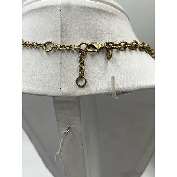 J. Crew Black Gray and Taupe Clear Rhinestone Cluster Statement Necklace - Picture 13 of 16